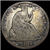 Image 1 : 1875 Seated Liberty Half Dollar ABOUT UNCIRCULATED