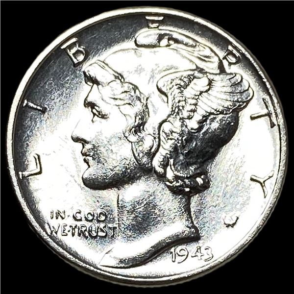 1943-S Silver Mercury Dime UNCIRCULATED