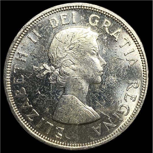 1964 Canada Silver Dollar Charlottetown. UNCIRCULATED