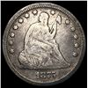 Image 1 : 1875 Silver Seated Liberty Quarter NICELY CIRCULATED