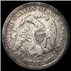 Image 2 : 1875 Silver Seated Liberty Quarter NICELY CIRCULATED