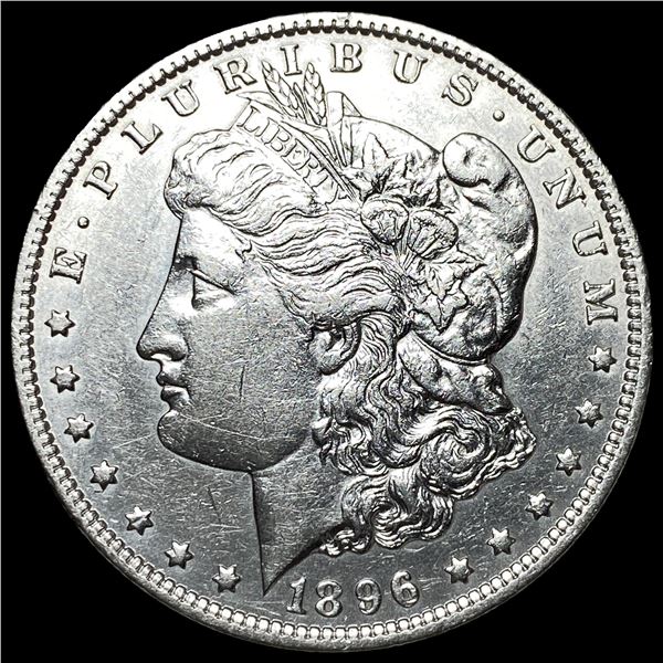 1896-S Silver Morgan Dollar CHOICE AU