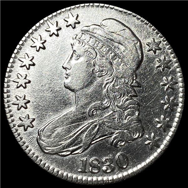 1830 Capped Bust Half Dollar CLOSELY UNCIRCULATED