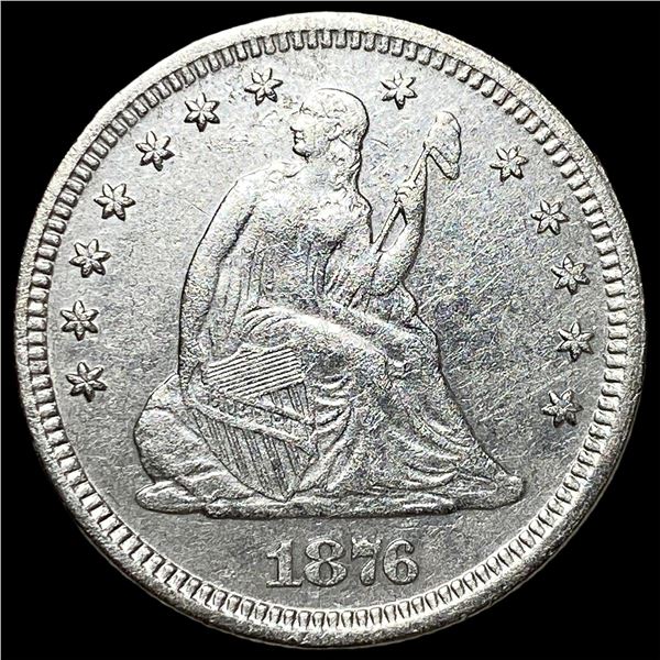 1876 Seated Liberty Quarter CLOSELY UNCIRCULATED