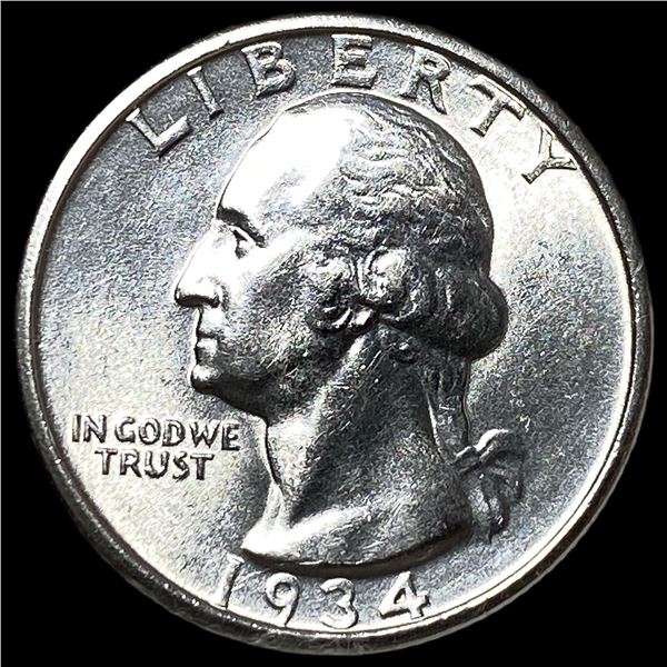 1934 Silver Washington Quarter UNCIRCULATED