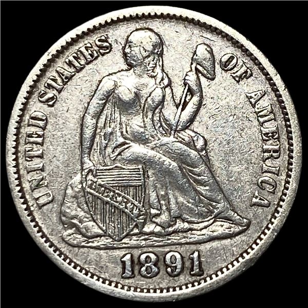 1891 Silver Dime UNCIRCULATED