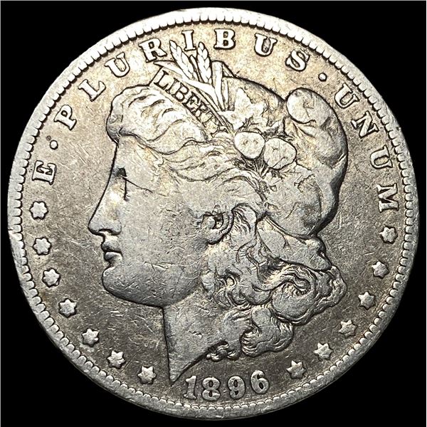 1896-O Silver Morgan Dollar ABOUT UNCIRCULATED