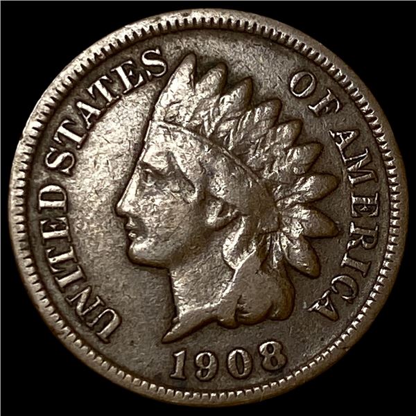 1908-S Indian Head Cent LIGHTLY CIRCULATED