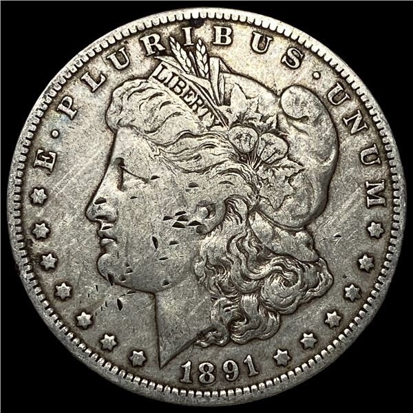 1891-O Silver Morgan Dollar LIGHTLY CIRCULATED
