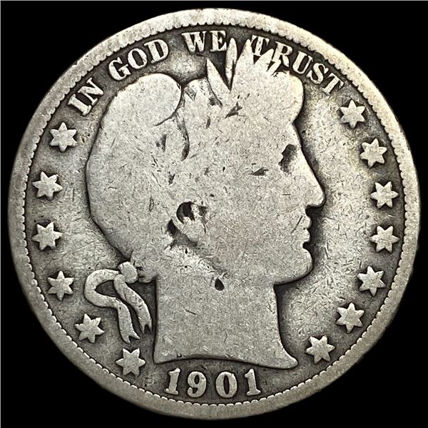 1901-O Silver Barber Half Dollar HIGH GRADE