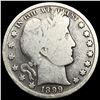 Image 1 : 1899 Silver Barber Half Dollar ABOUT UNCIRCULATED