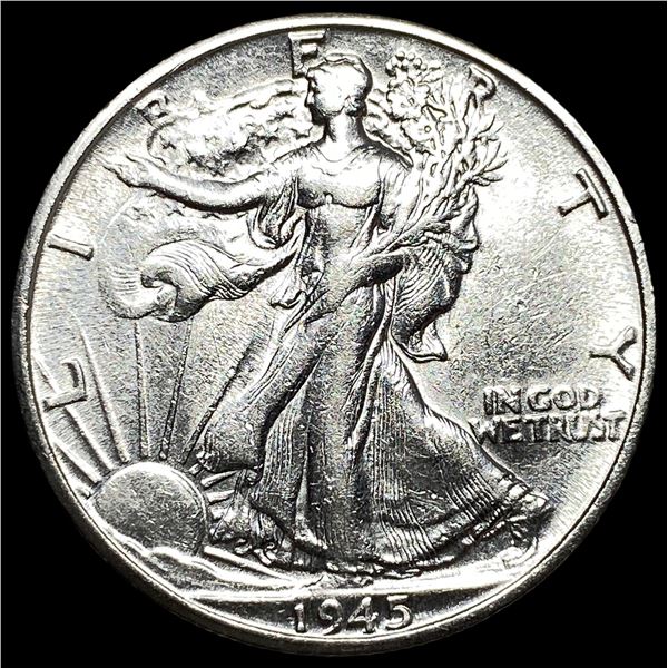 1945-D Silver Walking Liberty Half Dollar UNCIRCULATED