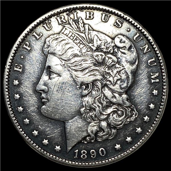 1890-CC Silver Morgan Dollar NEARLY UNCIRCULATED