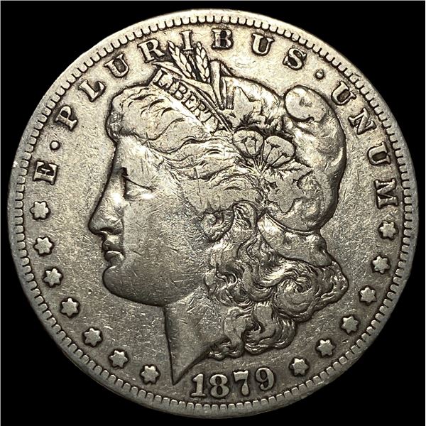 1879-CC Silver Morgan Dollar ABOUT UNCIRCULATED