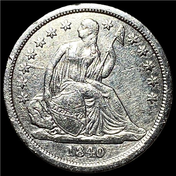 1840 Seated Liberty Dime CLOSELY UNCIRCULATED