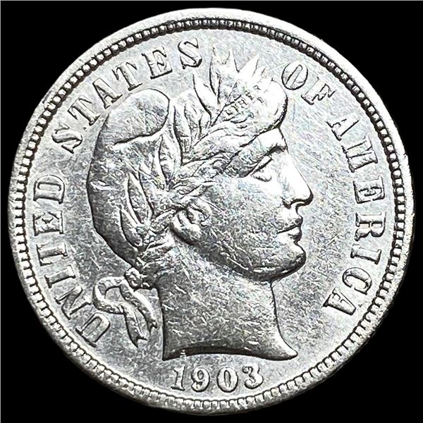 1903 Barber Dime UNCIRCULATED