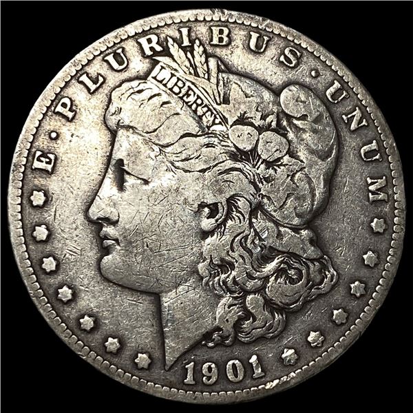 1901-S Silver Morgan Dollar ABOUT UNCIRCULATED