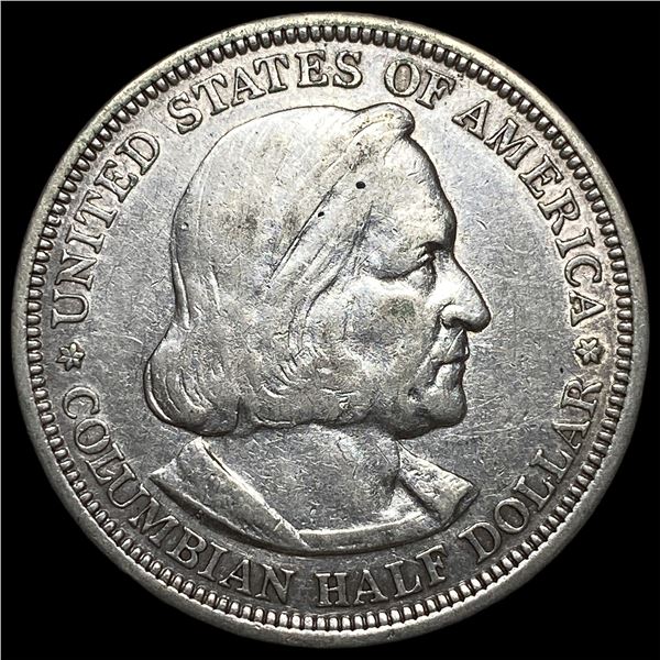 1893 Columbian Exposition Half Dollar NEARLY UNCIRCULATED
