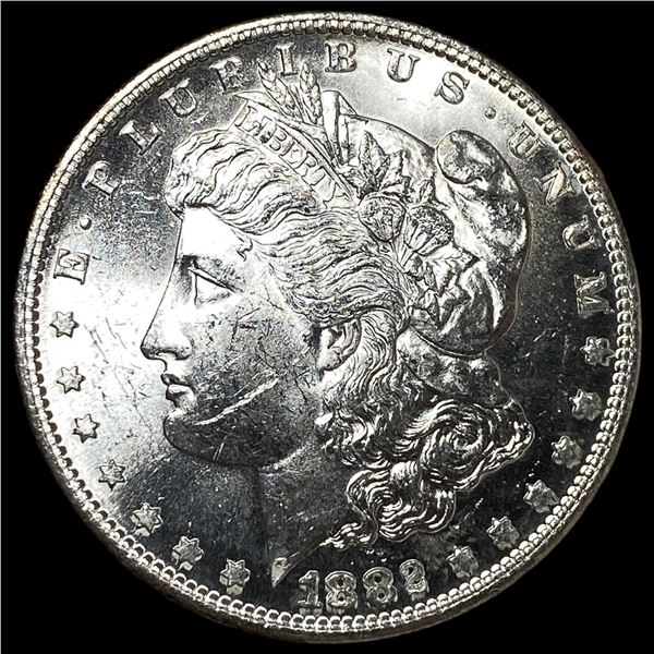 1882-S Silver Morgan Dollar CHOICE BU