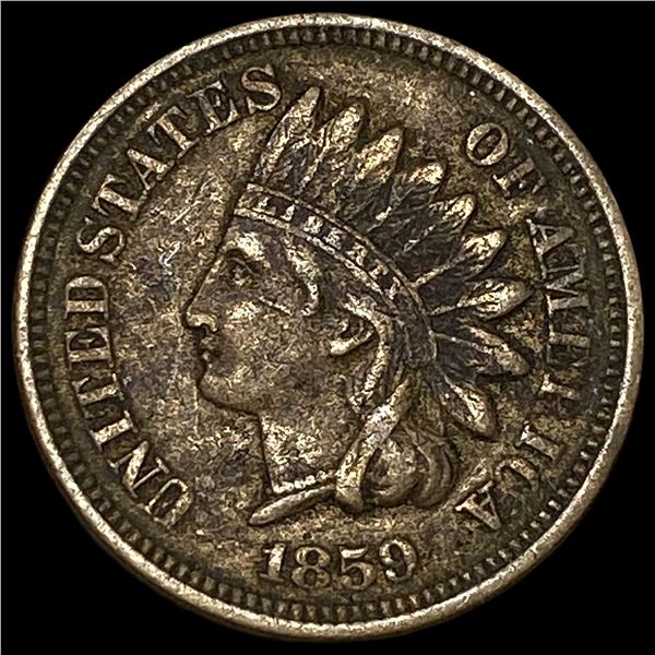 1859 Copper-Nickel Indian Head Cent NEARLY UNCIRCULATED