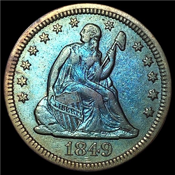 1849 Seated Liberty Quarter CLOSELY UNCIRCULATED