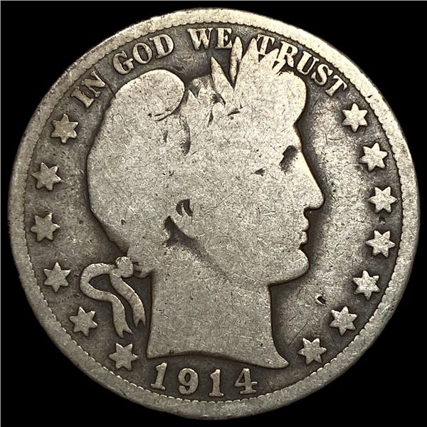1914 Barber Half Dollar NICELY CIRCULATED