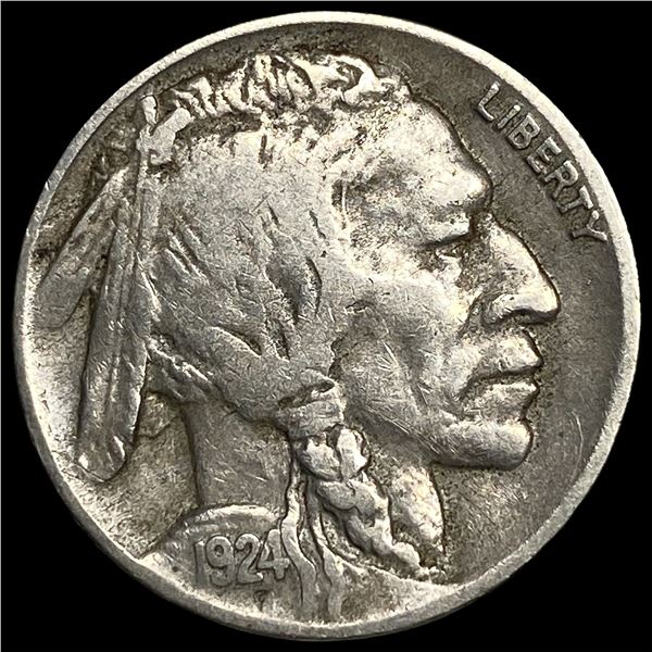 1924-D Nickel Five Cents (Buffalo Nickel) HIGH GRADE