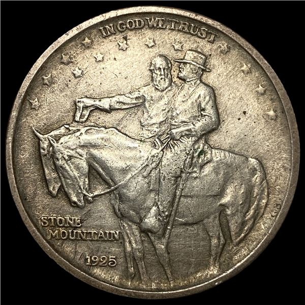 1925 Stone Mountain Silver Half Dollar CLOSELY UNCIRCULATED
