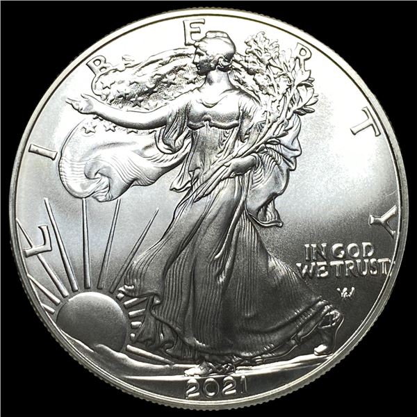 2021 Silver American Eagle $1 Type 2 GEM BU