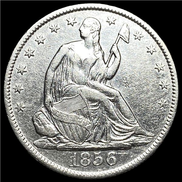 1856-O Silver Half Dollar CLOSELY UNCIRCULATED