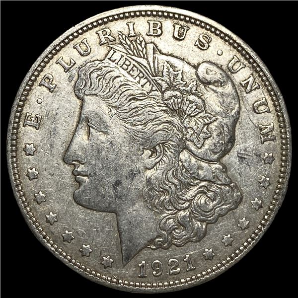 1921-D Silver Morgan Dollar NEARLY UNCIRCULATED