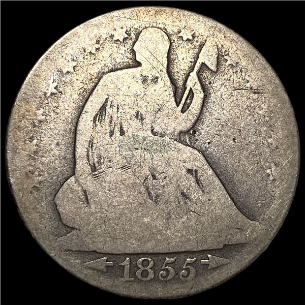 1855-O Silver Half Dollar NICELY CIRCULATED