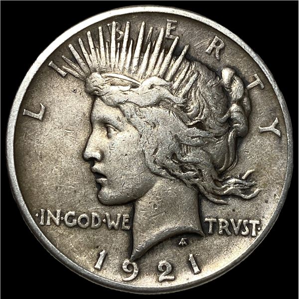 1921 Silver Peace Dollar NEARLY UNCIRCULATED