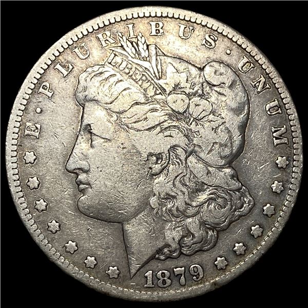 1879-CC Silver Morgan Dollar NEARLY UNCIRCULATED