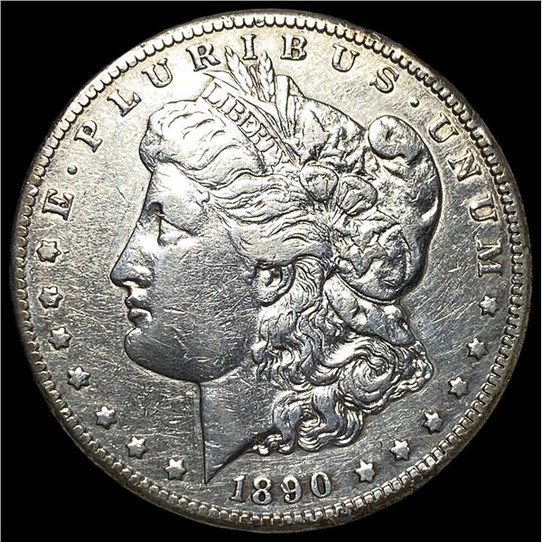 1890-CC Silver Morgan Dollar CLOSELY UNCIRCULATED