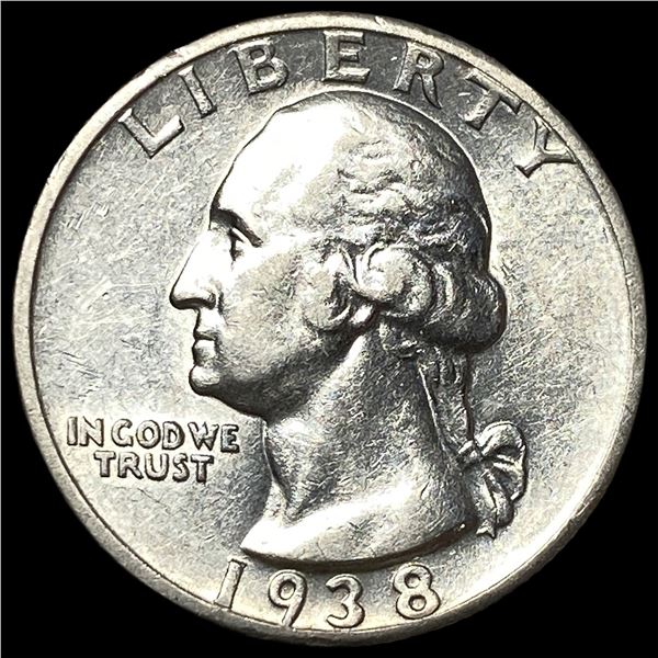 1938-S Silver Washington Quarter CLOSELY UNCIRCULATED