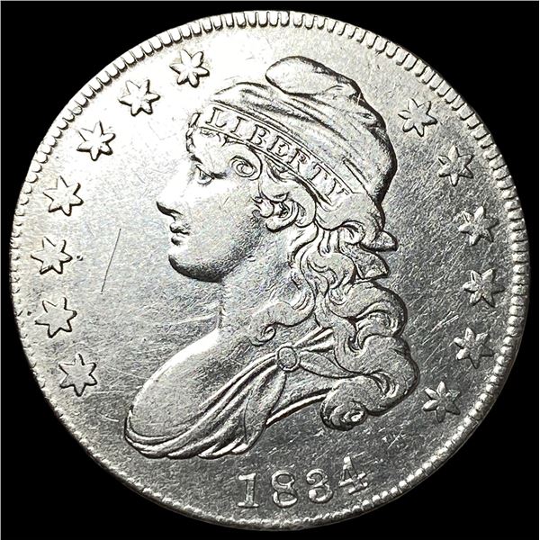 1834 Silver Capped Bust Half Dollar CLOSELY UNCIRCULATED