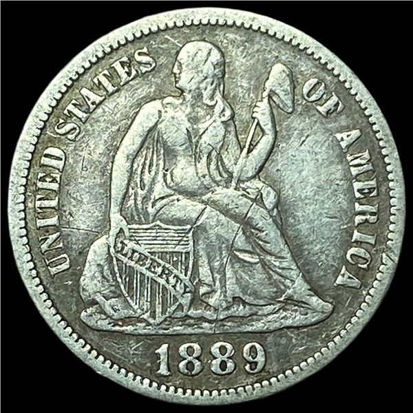 1889 Seated Liberty Dime CLOSELY UNCIRCULATED