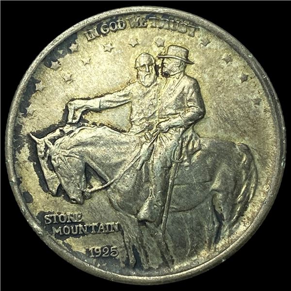 1925 Stone Mountain Silver Half Dollar CLOSELY UNCIRCULATED