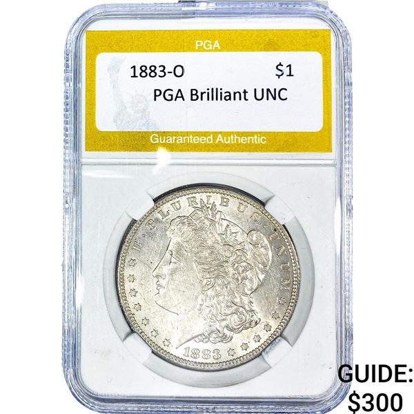 1883-O Morgan Silver Dollar PGA Brilliant UNC