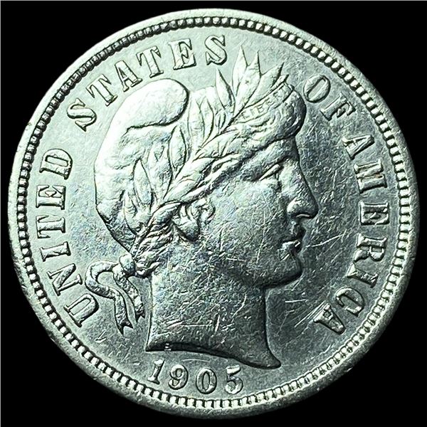 1905-S Silver Barber Dime UNCIRCULATED