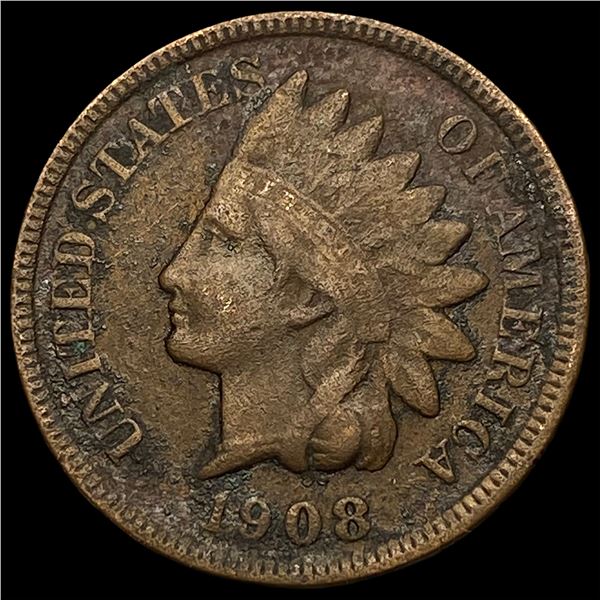 1908-S Indian Head Cent NEARLY UNCIRCULATED