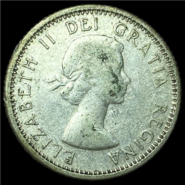 1961 Canada Silver 10 Cents HIGH GRADE