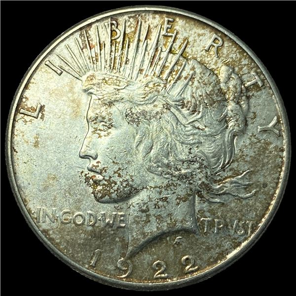 1922 Silver Peace Dollar NEARLY UNCIRCULATED