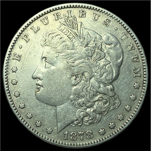1878-S Silver Morgan Dollar CLOSELY UNCIRCULATED