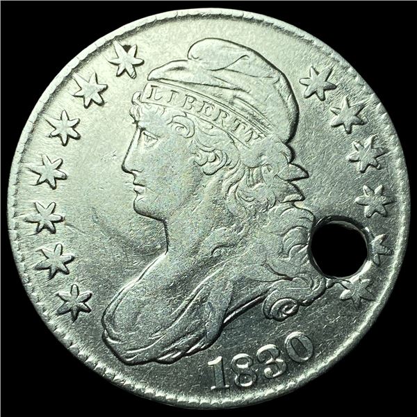 1830 Capped Bust Silver Half Dollar HIGH GRADE