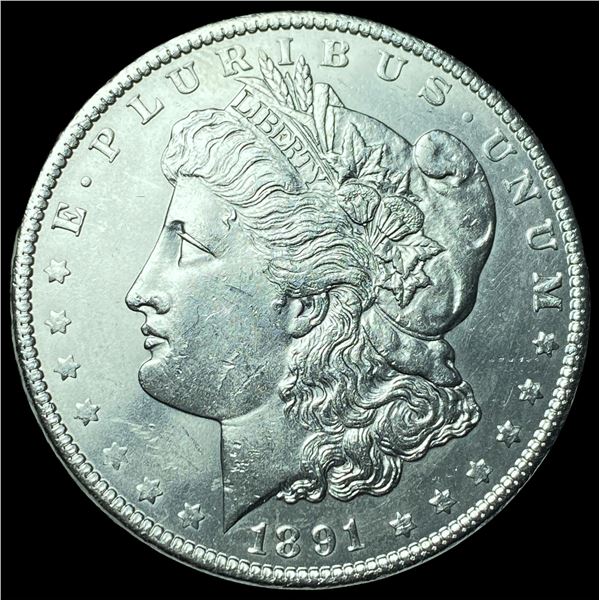 1891 Silver Morgan Dollar UNCIRCULATED