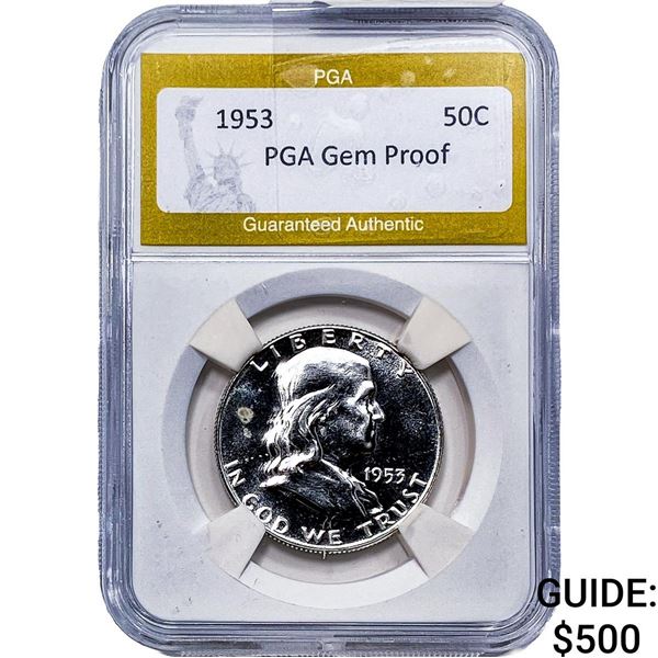 1953 Franklin Half Dollar PGA  Gem Proof