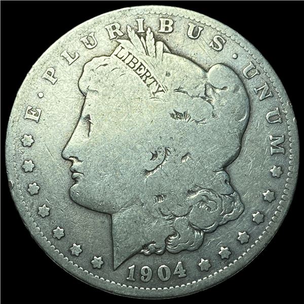 1904-S Silver Morgan Dollar LIGHTLY CIRCULATED