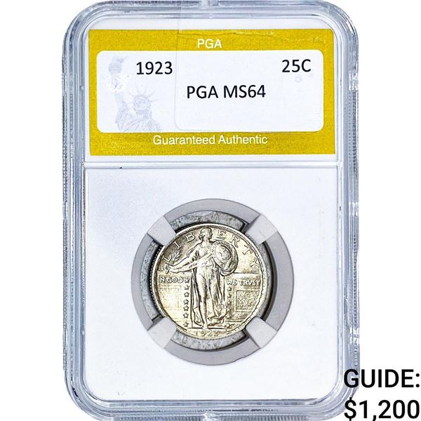 1923 Standing Liberty Quarter PGA MS64